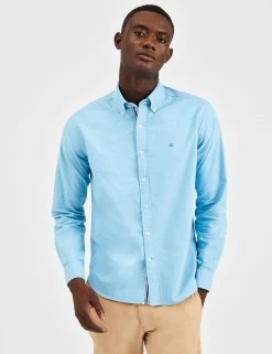Beatnik Oxford Garment Dye Shirt - Fresh Blue 9 Beatnik Oxford Garment Dye Shirt - Fresh Blue -clothing Shop M402BEN0017 FRESHBLUE 2296
