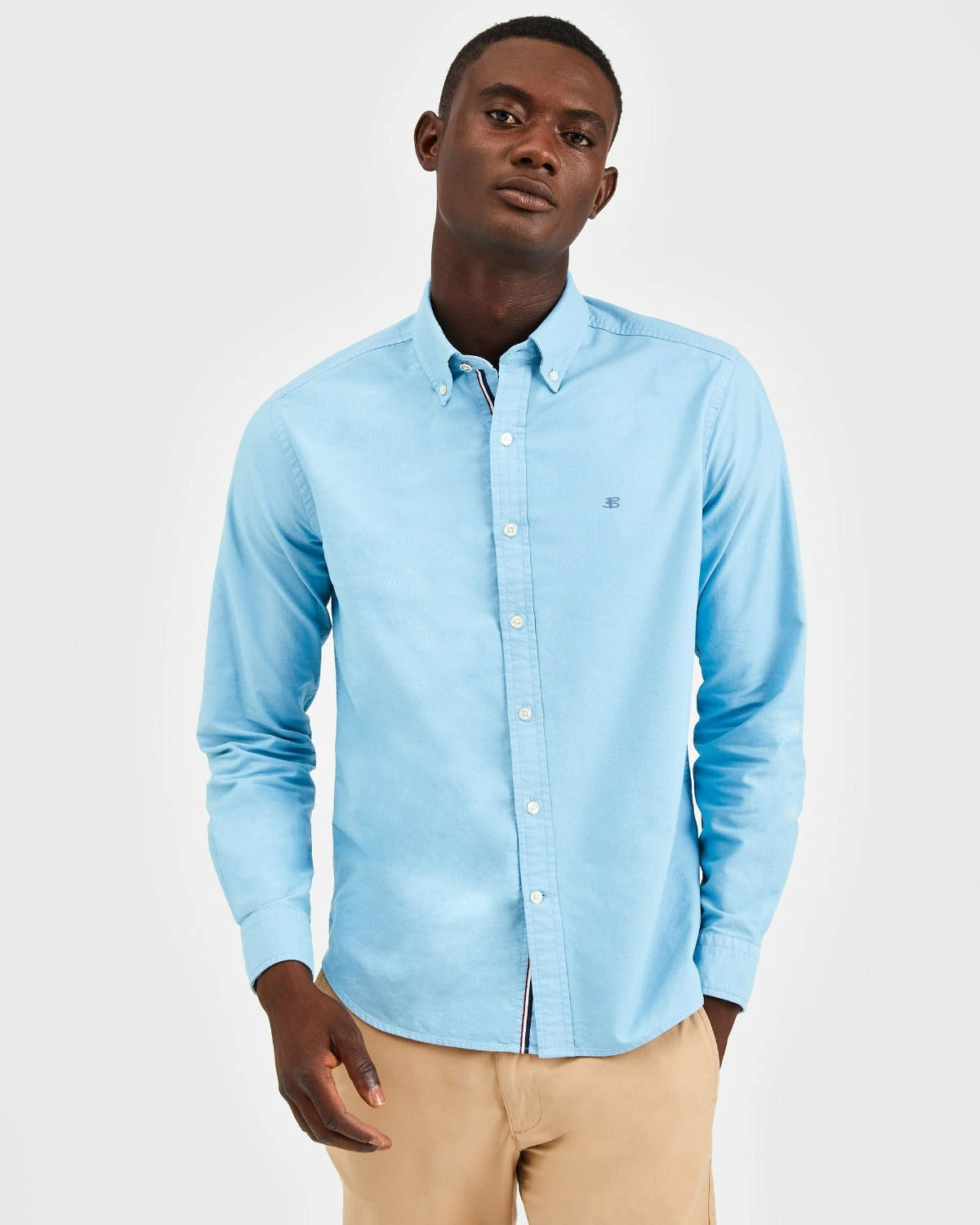 Beatnik Oxford Garment Dye Shirt - Fresh Blue 3 Beatnik Oxford Garment Dye Shirt - Fresh Blue - Image 3