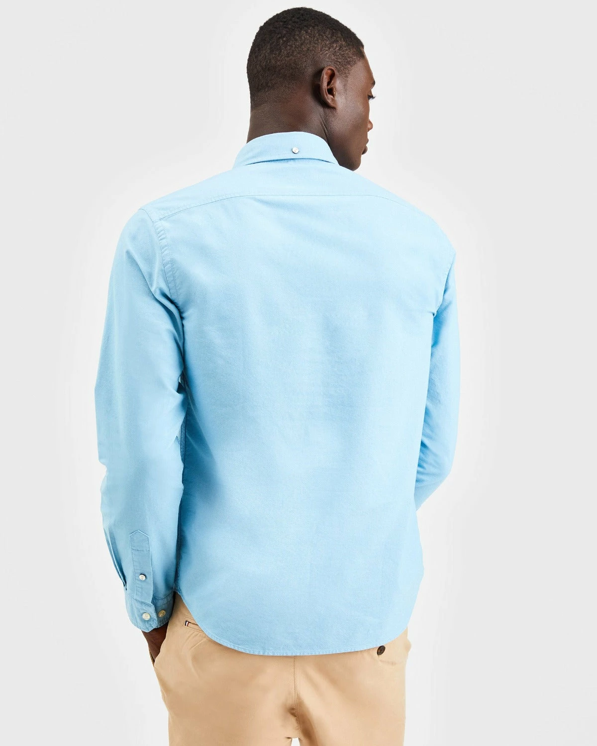 Beatnik Oxford Garment Dye Shirt - Fresh Blue 4 Beatnik Oxford Garment Dye Shirt - Fresh Blue - Image 4