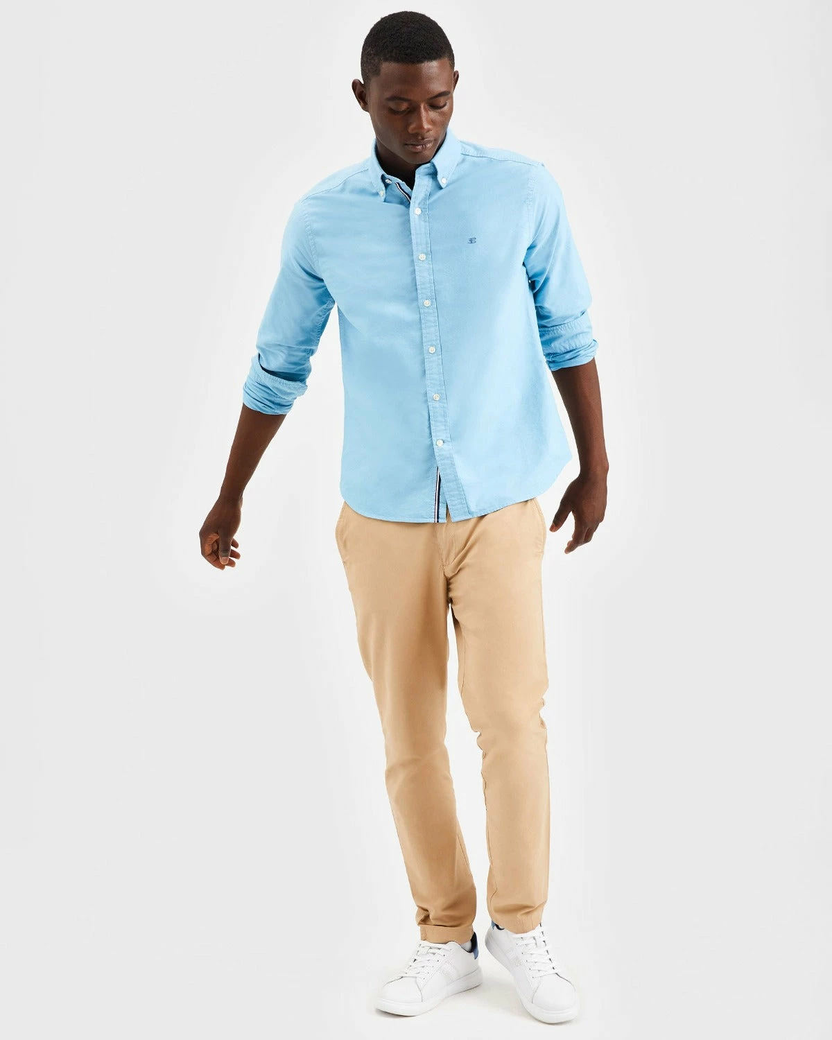 Beatnik Oxford Garment Dye Shirt - Fresh Blue 6 Beatnik Oxford Garment Dye Shirt - Fresh Blue - Image 6