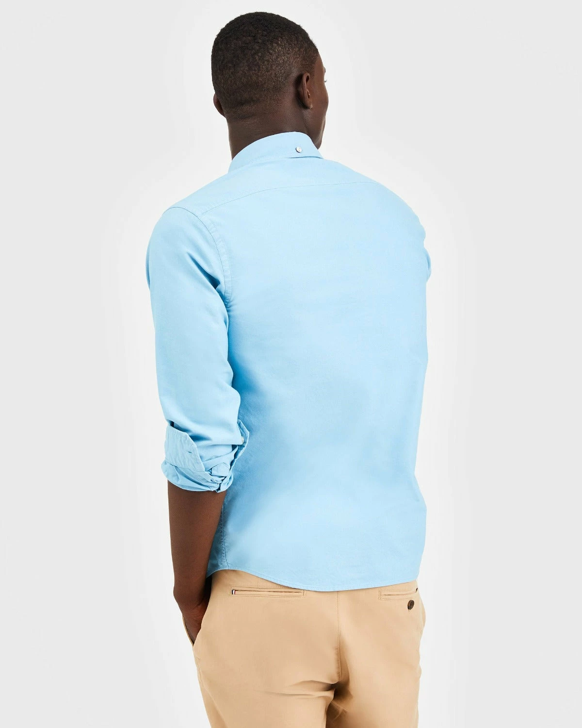 Beatnik Oxford Garment Dye Shirt - Fresh Blue 7 Beatnik Oxford Garment Dye Shirt - Fresh Blue - Image 7