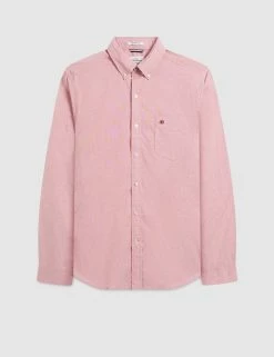 End-On-End Beatnik Wash Shirt - Light Red -clothing Shop M402BEN001 LIGHT RED 1