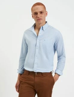 End-On-End Beatnik Wash Shirt - Sky Blue