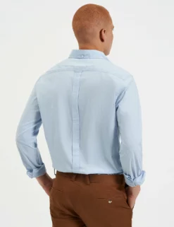 End-On-End Beatnik Wash Shirt - Sky Blue 9 End-On-End Beatnik Wash Shirt - Sky Blue -clothing Shop M407BEN0001 SKY BLUE 4