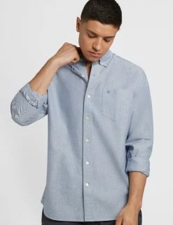 Brighton Oxford Organic Shirt - Navy