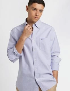 Brighton Oxford Organic Shirt - Spring Purple