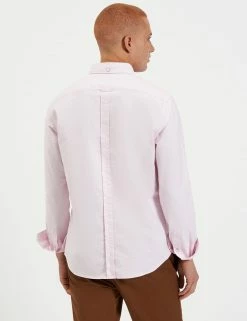 Brighton Oxford Organic Shirt - Dusty Pink -clothing Shop M407BEN0002 DUSTY PINK 4