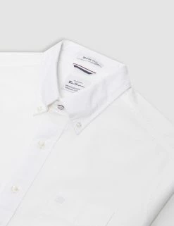 Brighton Oxford Organic Shirt - White -clothing Shop M407BEN0002 WHITE 2