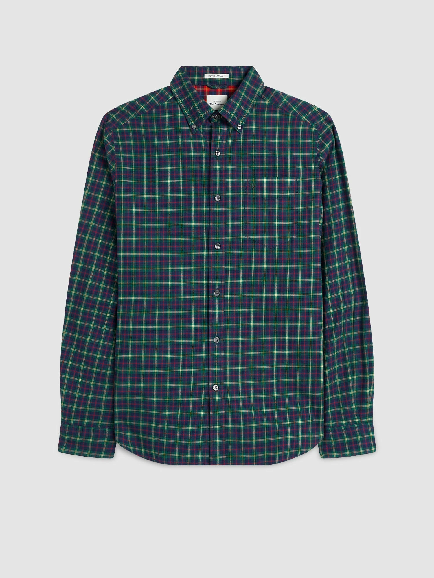 House Tartan Twill Shirt - Green 4 House Tartan Twill Shirt - Green - Image 4