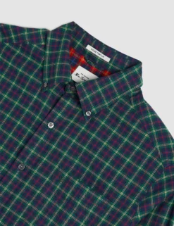 House Tartan Twill Shirt - Green 6 House Tartan Twill Shirt - Green -clothing Shop M407BEN0003 GREEN 2