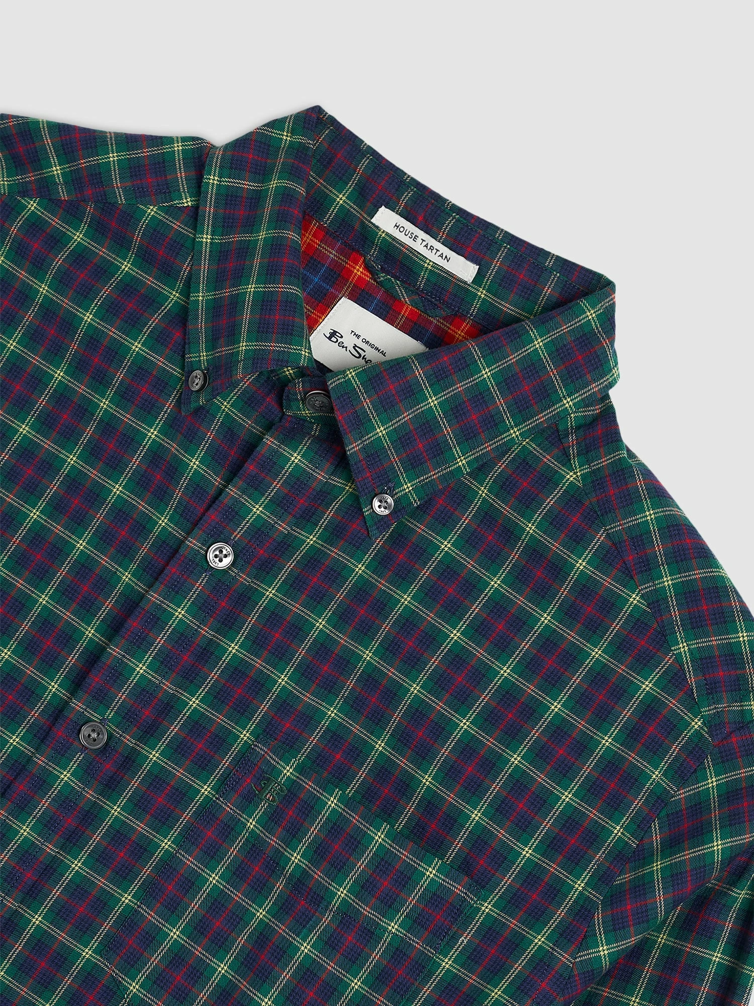 House Tartan Twill Shirt - Green 3 House Tartan Twill Shirt - Green - Image 3