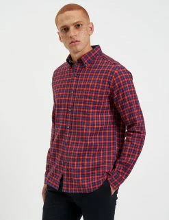 House Tartan Twill Shirt - Red