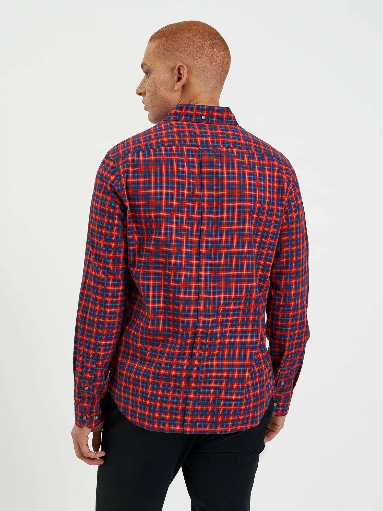 Custom House Tartan Shirt - Red 5 Custom House Tartan Shirt - Red - Image 5
