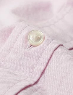 Brighton Oxford Organic Shirt - Dusty Pink -clothing Shop M407BEN002 DUSTY PINK 4