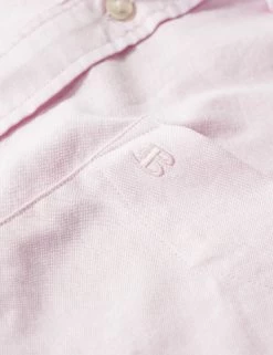 Brighton Oxford Organic Shirt - Dusty Pink -clothing Shop M407BEN002 DUSTY PINK 8