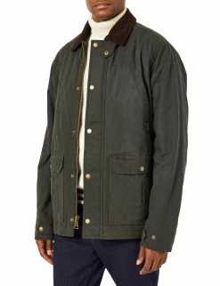 Men's Coated Cotton Jacket With 2 Oz. Fill - Loden