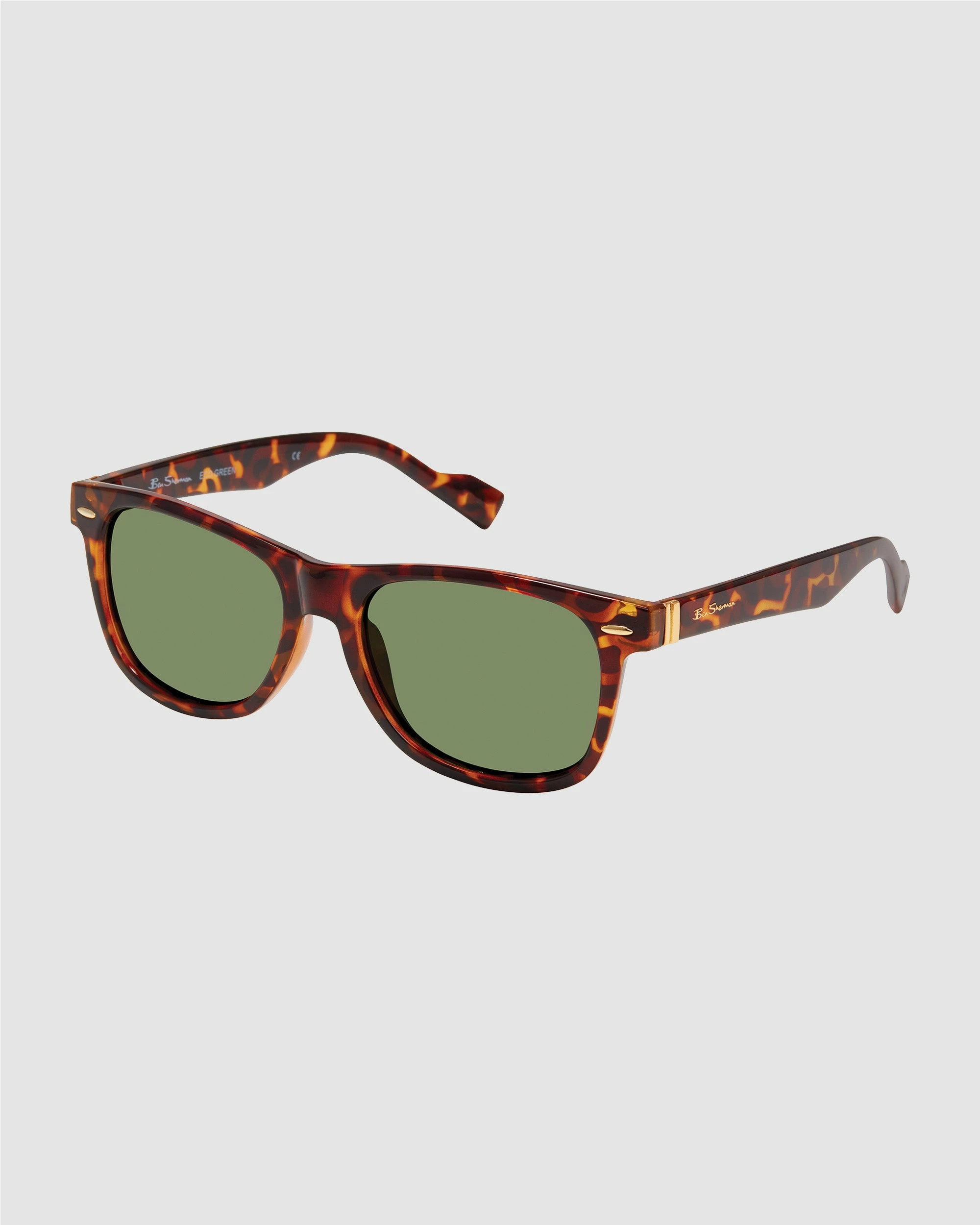 Ethan Polarized Eco-Green Sunglasses - Tortoise 1 Ethan Polarized Eco-Green Sunglasses - Tortoise