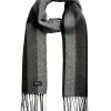 Men's Herringbone Stripe Scarf - True Black/Odyssey Grey