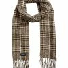 Men's Houndstooth Plaid Scarf - True Black/Cornstalk
