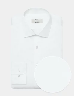 Custom Wrinkle-Resistant Twill Shirt - White