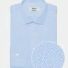 Custom Brighton Oxford Organic Shirt - Pale Blue