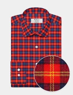 Custom House Tartan Shirt - Red