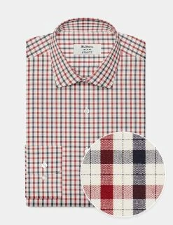 Custom Signature House Check Shirt - Red