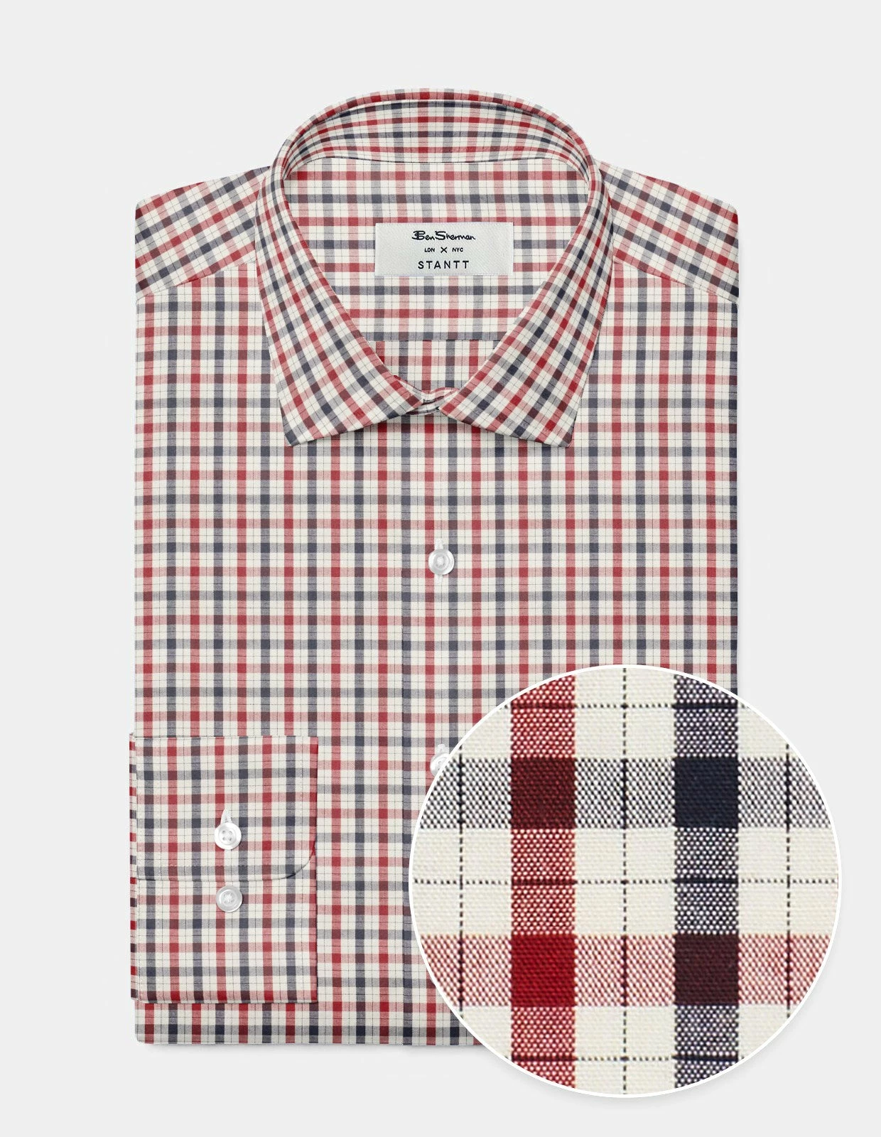 Custom Signature House Check Shirt - Red 1 Custom Signature House Check Shirt - Red