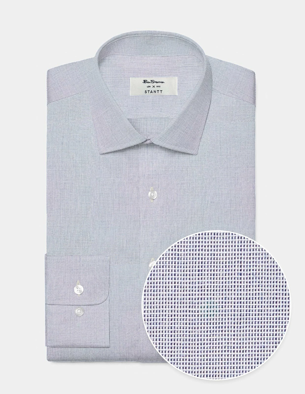 Custom End-On-End Beatnik Shirt - Navy 1 Custom End-On-End Beatnik Shirt - Navy