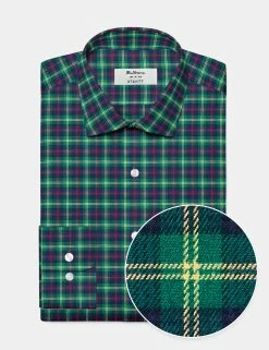 Custom House Tartan Shirt - Green