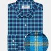 Custom House Tartan Shirt - Navy