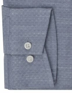 Stretch Tailored Slim Fit Dress Shirt - Blue -clothing Shop hbs1528 400 stretch tailored slim fit dress shirt blue cuff