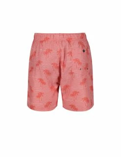Men's Unawatuna Tropical Print Swim Short - Coral 9 Men's Unawatuna Tropical Print Swim Short - Coral -clothing Shop l5 3519 bs cor mens unawatuna tropical print swim short coral flatback