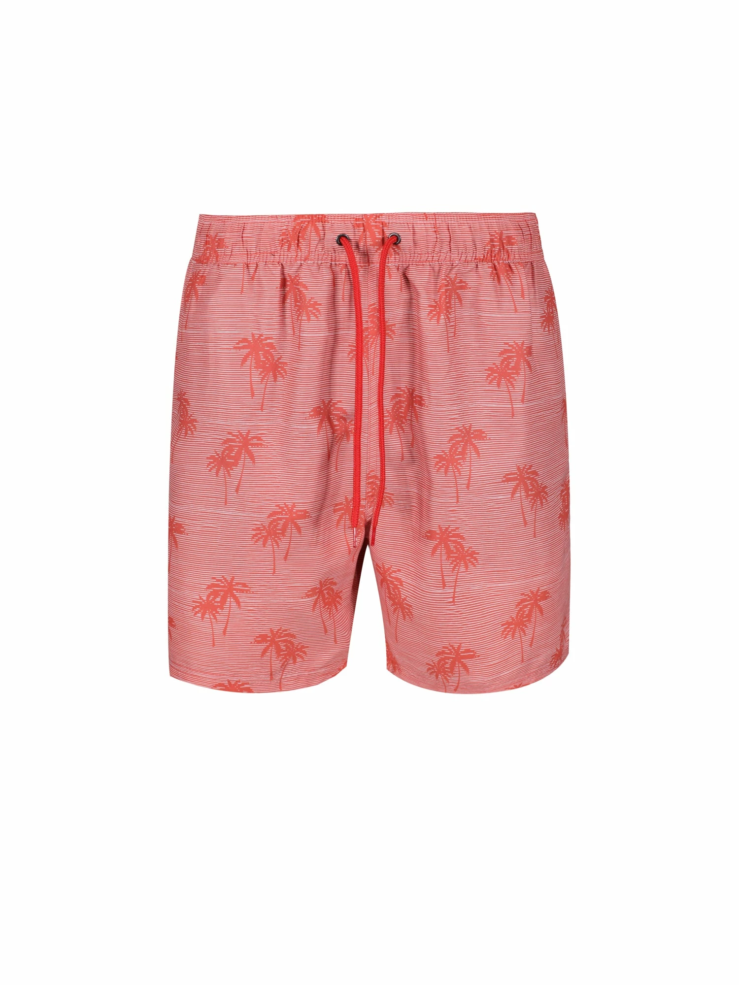 Men's Unawatuna Tropical Print Swim Short - Coral 4 Men's Unawatuna Tropical Print Swim Short - Coral - Image 4