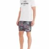 Men's La Concha Paisley Print Swim Short - Black/Blue/Soft Coral