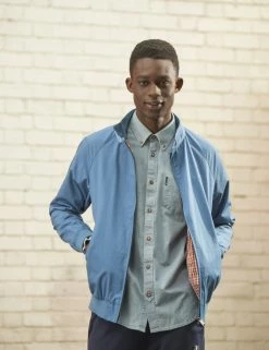 Signature Harrington Jacket - Wedgewood Blue