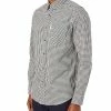 Long-Sleeve Gingham Shirt - Jet Black