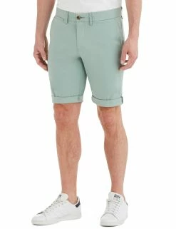 Slim Stretch Chino Short - Blue Surf