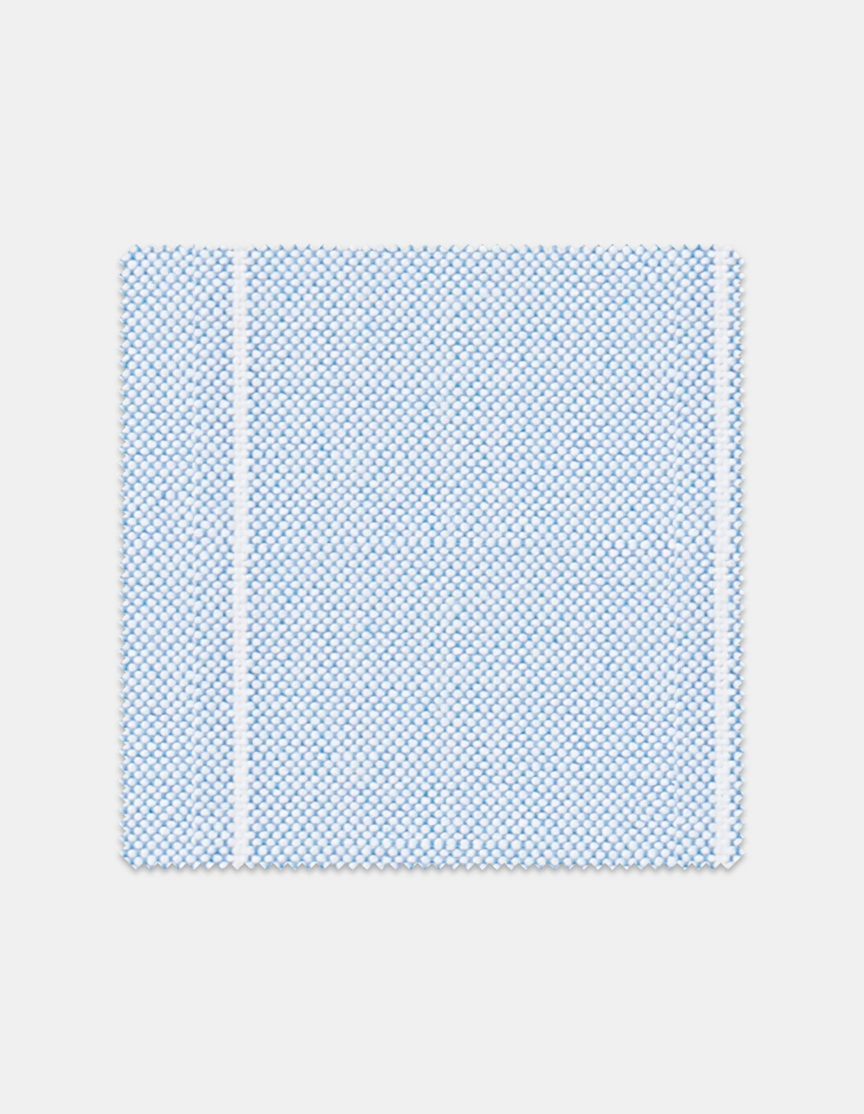 Custom Brighton Oxford Organic Shirt - Ocean Blue Chalk Stripe 2 Custom Brighton Oxford Organic Shirt - Ocean Blue Chalk Stripe - Image 2