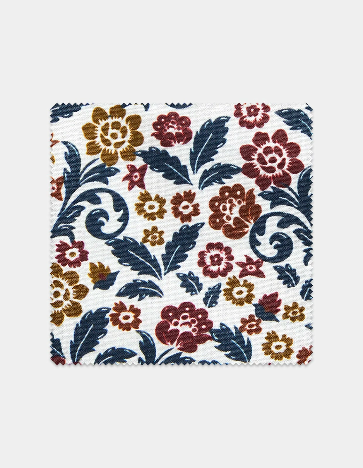 Custom British Floral Shirt - Dark Blue 2 Custom British Floral Shirt - Dark Blue - Image 2