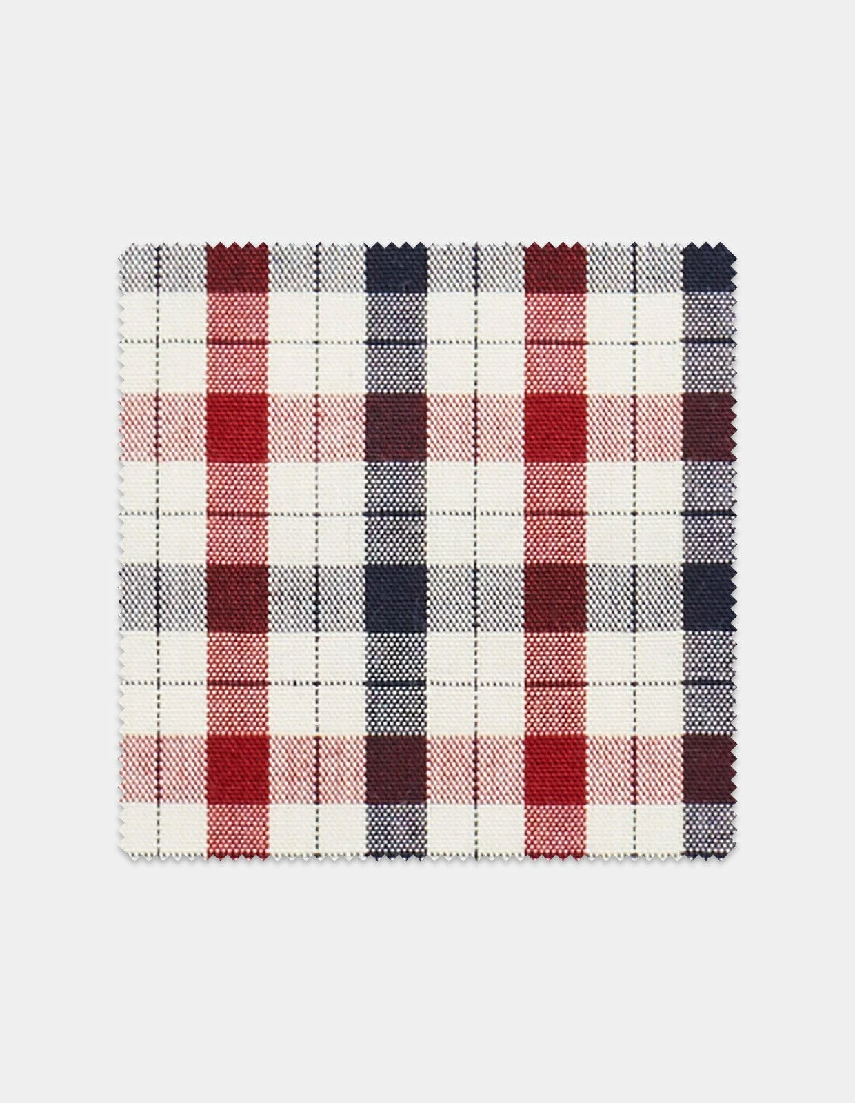 Custom Signature House Check Shirt - Red 2 Custom Signature House Check Shirt - Red - Image 2