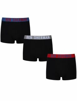 Carl Men's 3-Pack Fitted No-Fly Boxer-Briefs - Black