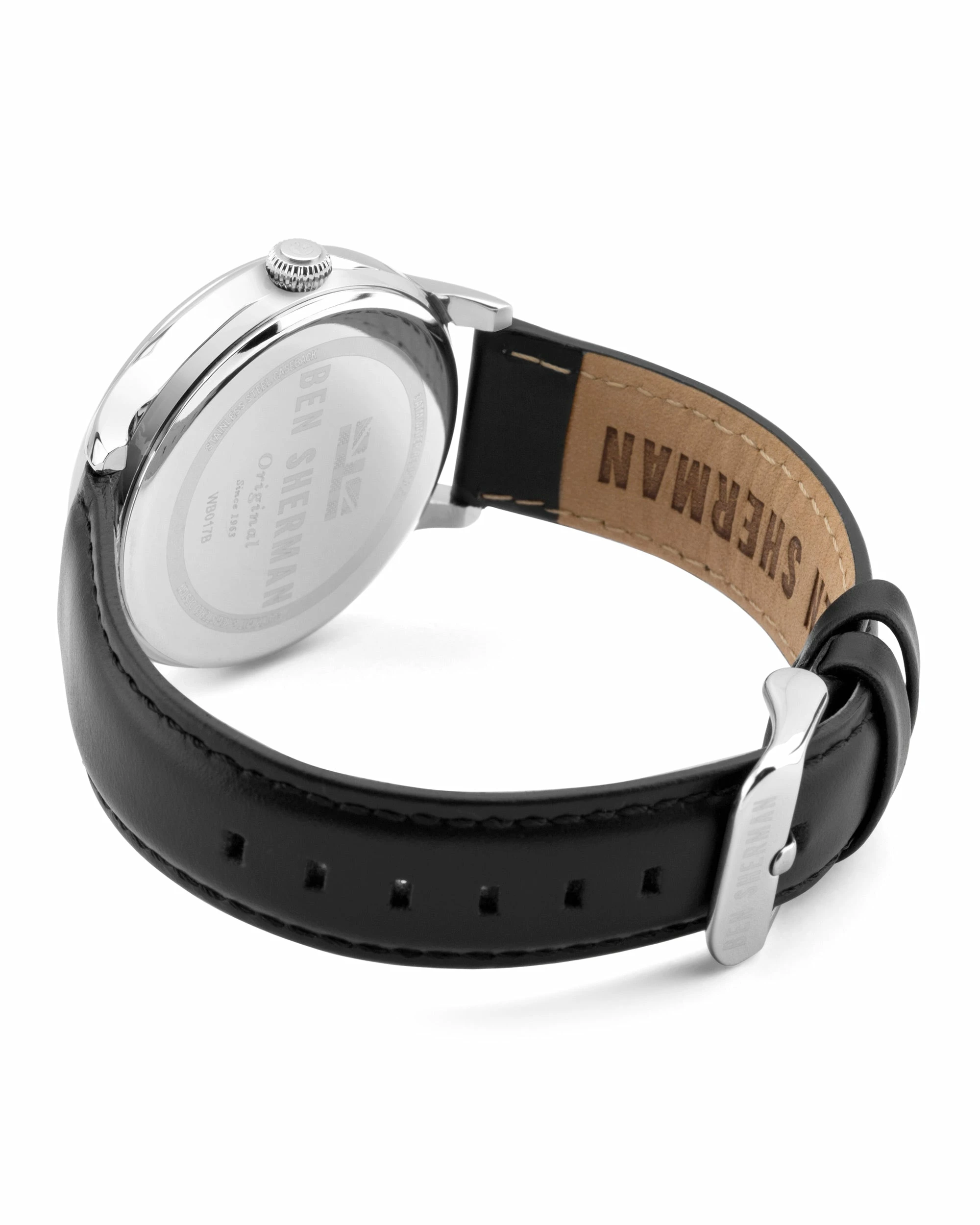 Men's Kensington Professional Watch - Black/White/Silver 3 Men's Kensington Professional Watch - Black/White/Silver - Image 3