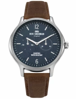 Men's Kensington Professional Watch - Brown/Navy/Silver