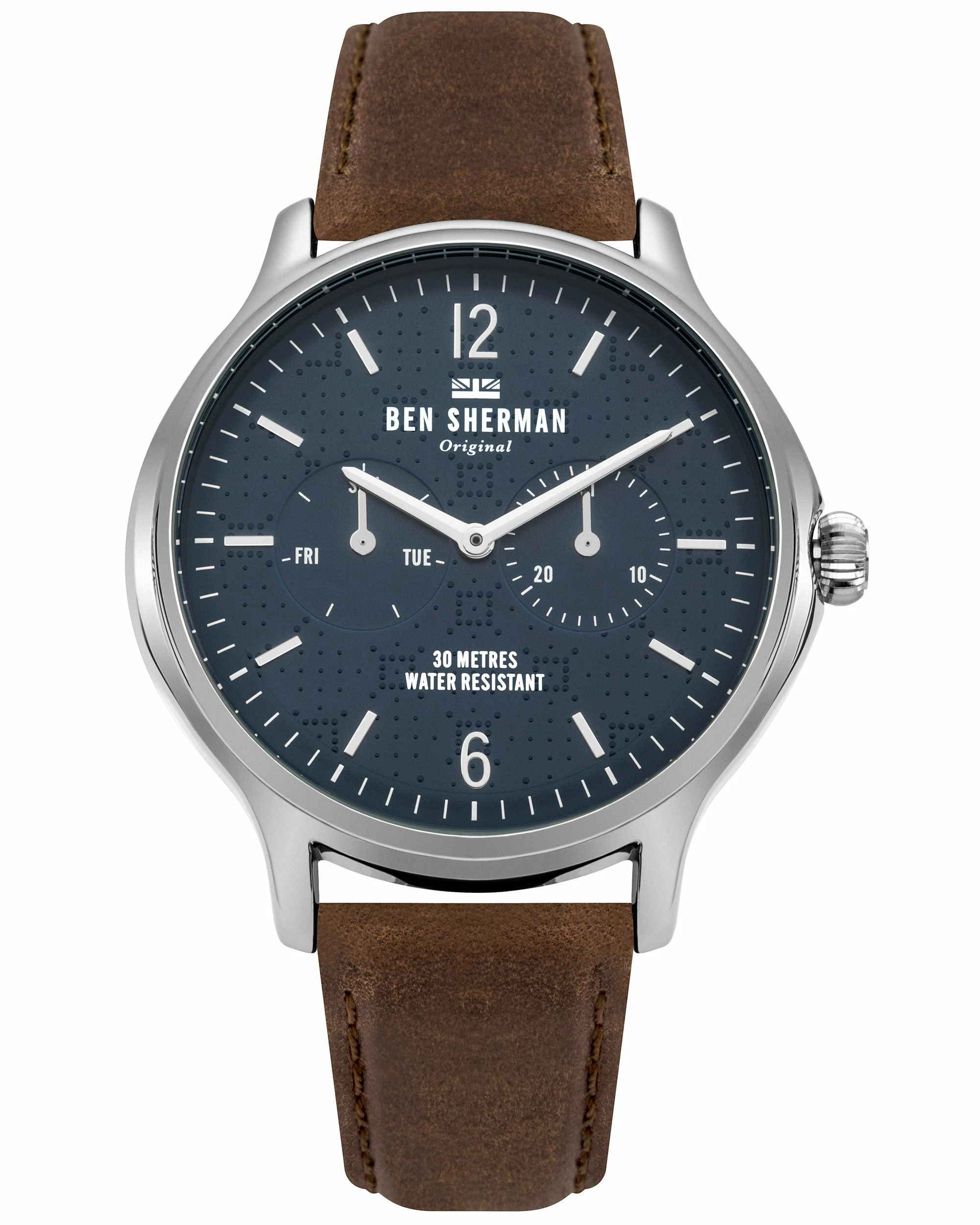 Men's Kensington Professional Watch - Brown/Navy/Silver 1 Men's Kensington Professional Watch - Brown/Navy/Silver