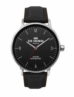 Men's Portobello Dandy Watch - Black/Black/Silver