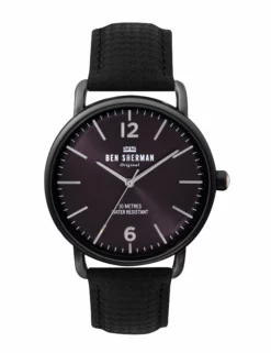 Men's Brighton Dogtooth Watch - Black/Black/Black