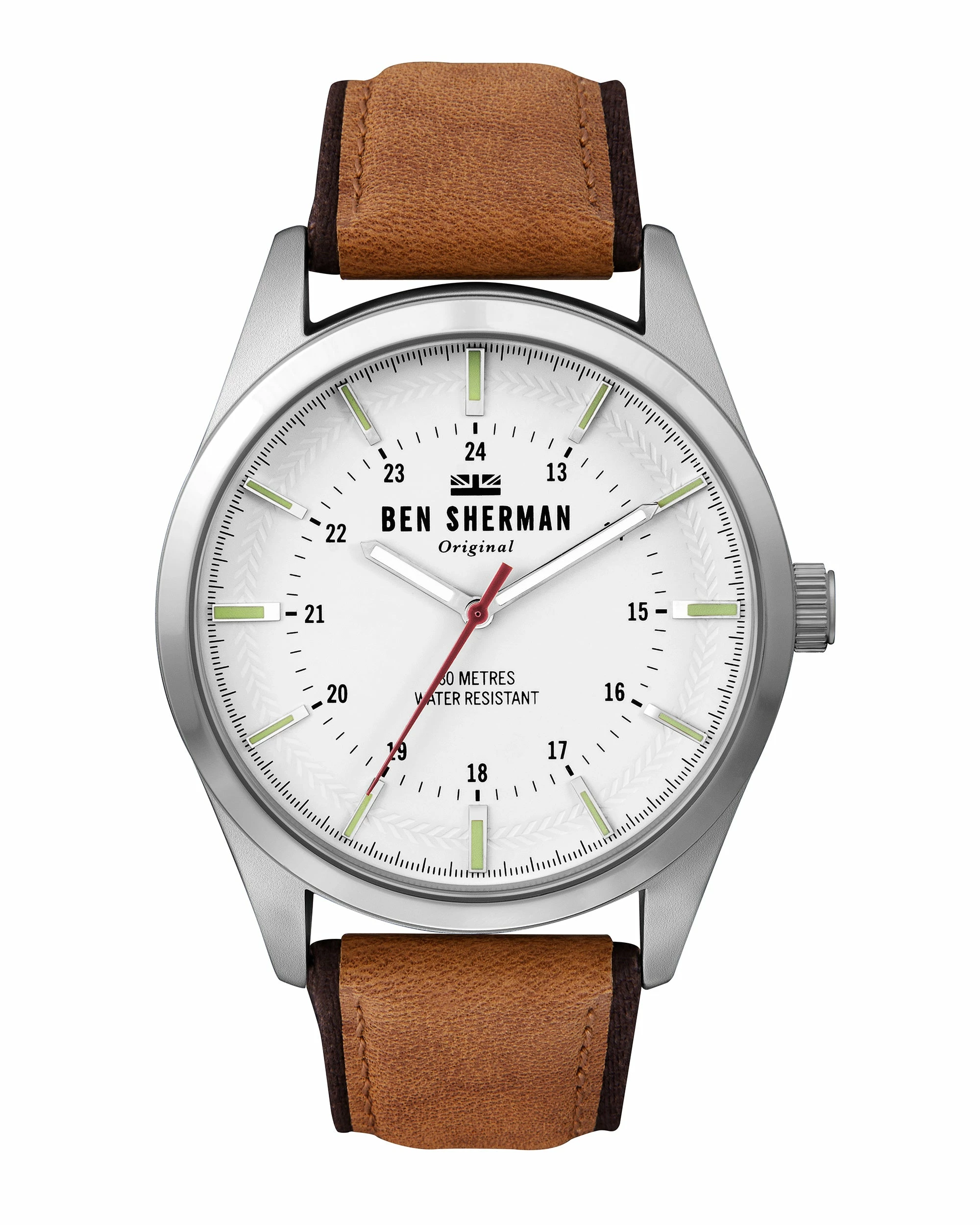 Men's Spitalfields Outdoor Watch - Tan/White/Silver 1 Men's Spitalfields Outdoor Watch - Tan/White/Silver