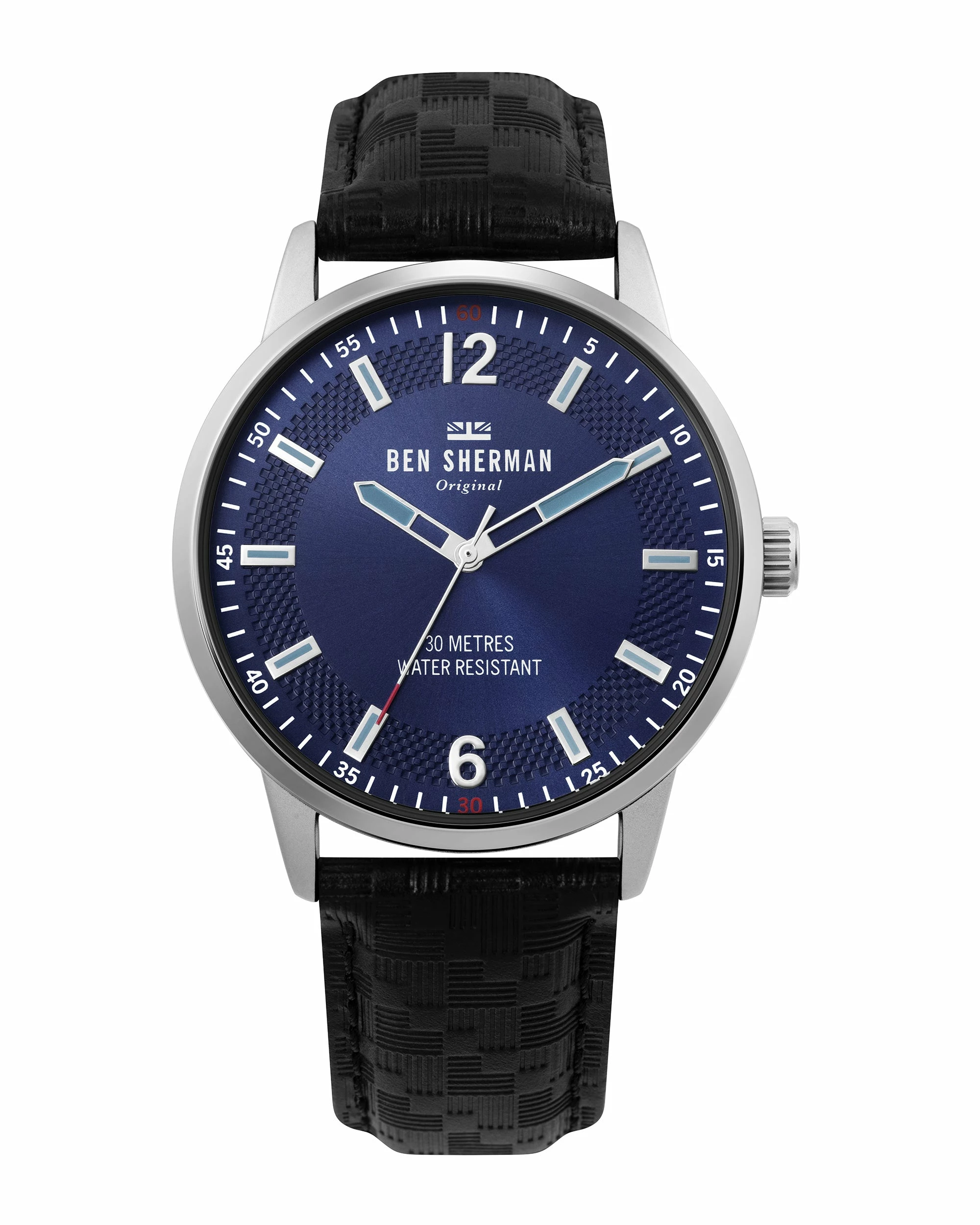Men's Daltrey Social Watch - Black/Navy/Silver 1 Men's Daltrey Social Watch - Black/Navy/Silver