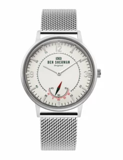 Men's Portobello Heritage Watch - Silver/White/Silver